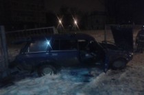 В ночь с 1 на 2 марта в Новомосковске на улице Мира произошла авария