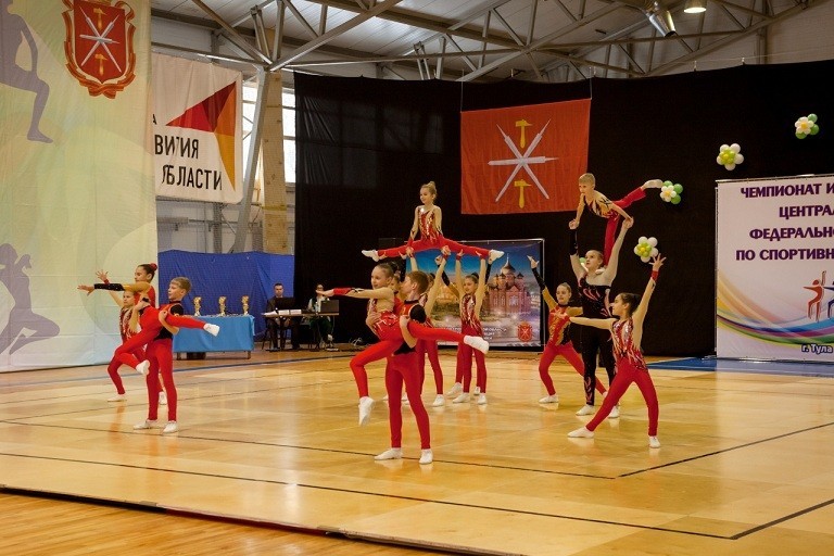 Новомосковцы успешно выступили на чемпионате и первенстве ЦФО по спортивной аэробике