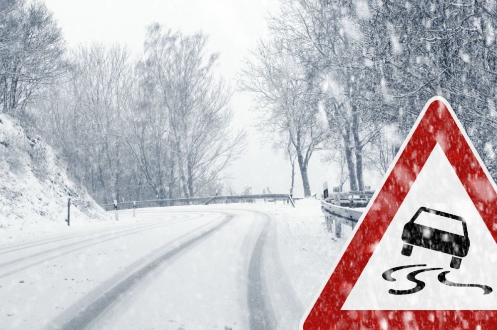 Госавтоинспекция предупреждает водителей о снегопаде