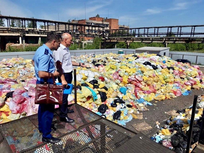 Опасные медицинские отходы вывезены из Новомосковска за пределы Тульской области