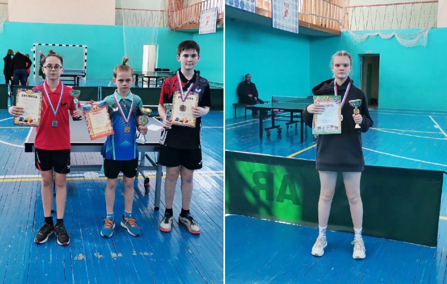 Новомосковские юноши заняли весь пьедестал в региональном первенстве по настольному теннису