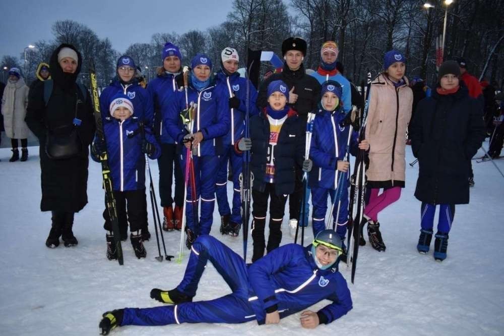 Новомосковские лыжники отлично выступили на Новогодней гонке 